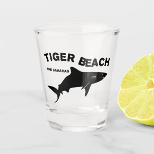 Tiger Beach - The Bahamas Diving With Sharks Shot Glass