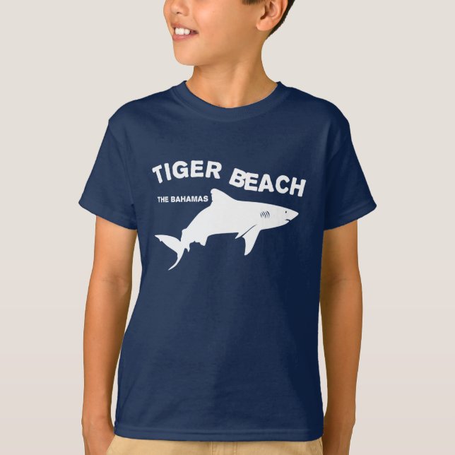 Tiger Beach - The Bahamas | Diving With Sharks T-Shirt (Front)