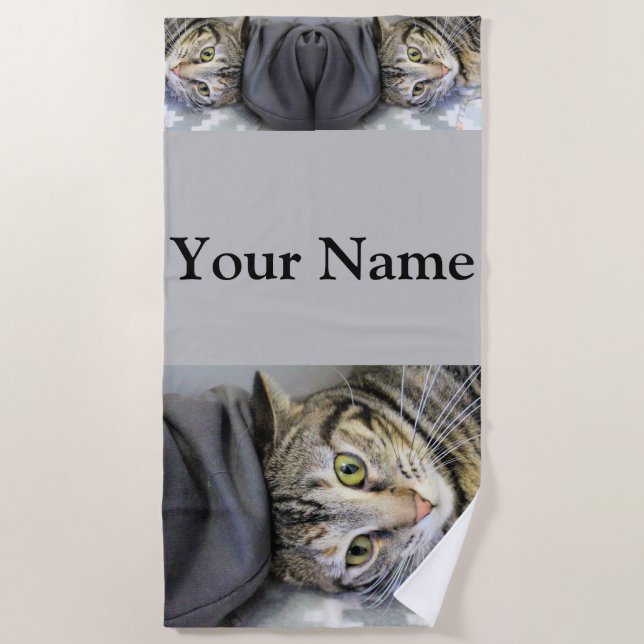 Tiger Beach Towel (Front)