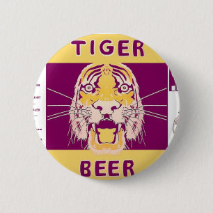 Tiger Beer Manhattan Brewing Pinback Button