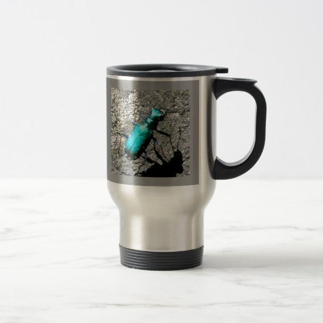 Tiger Beetle Travel Mug (Right)