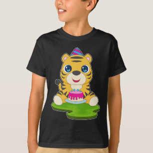 Tiger Birthday Party hat T-Shirt