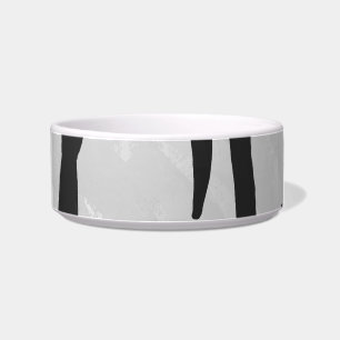 Tiger Black and White Print Bowl