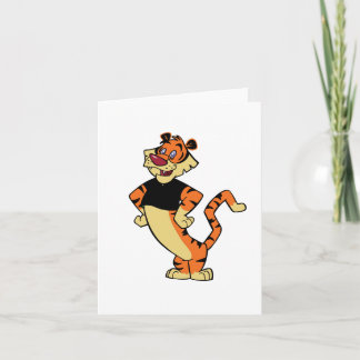 Tiger - Black Mascot Note Card