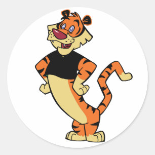 Tiger - Black Mascot Sticker