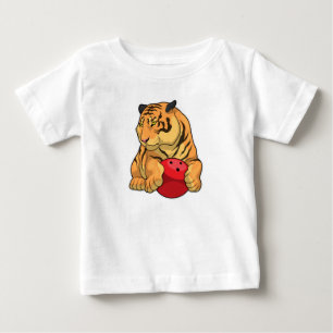 Tiger Bowling Bowling ball Baby T-Shirt