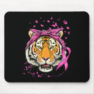 Tiger Breast Cancer Awareness Pink Ribbon Cancer S Mouse Mat