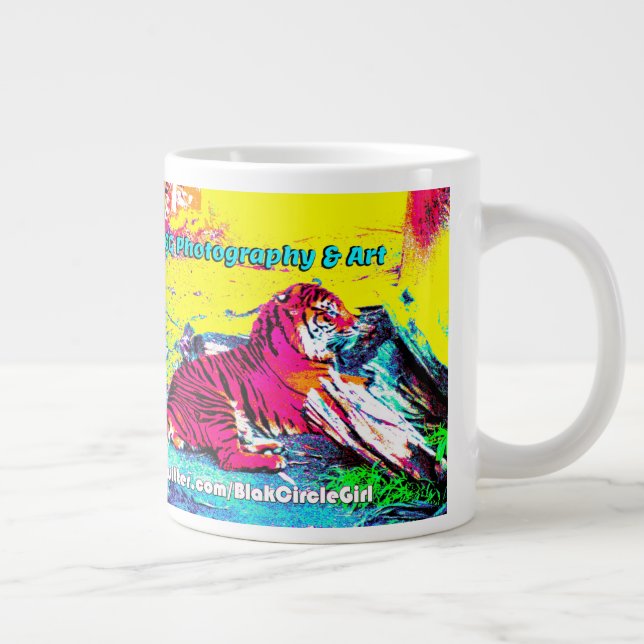 Tiger Bright Special Edition Large Coffee Mug (Right)