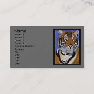 Tiger Business Card