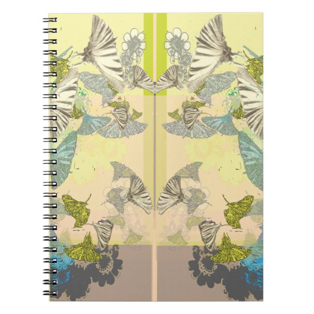 Tiger Butterfly Spiral Photo Notebook (Front)