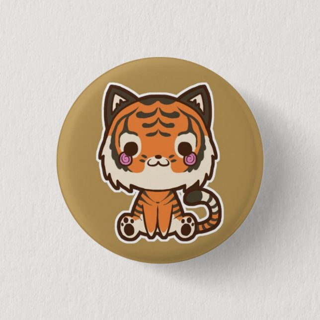 Tiger Button (Front)