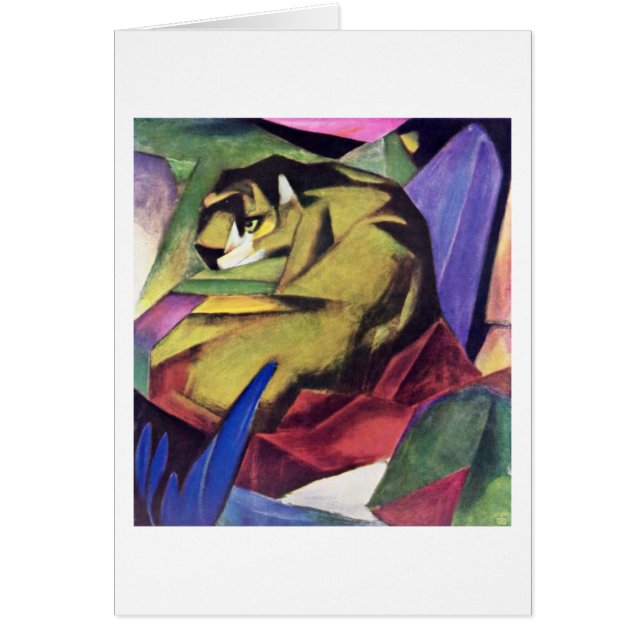 Tiger By Franz Marc (Front)