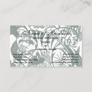 Tiger by Franz Marc; Vintage Expressionism Animals Business Card