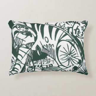 Tiger by Franz Marc, Vintage Expressionism Art Decorative Cushion