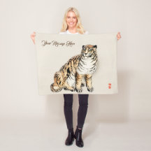 Tiger by Kōno Bairei Japanese Illustration