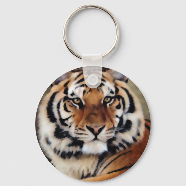 Tiger by Psyco Key Ring (Front)