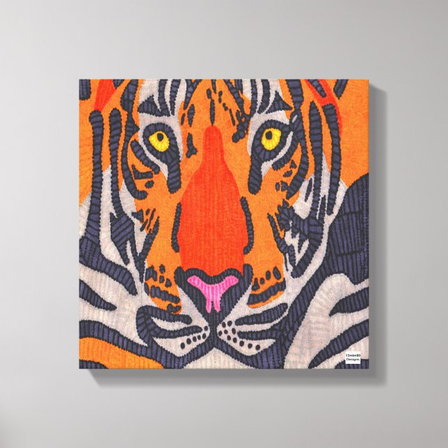 Tiger - Canvas Print (Front)