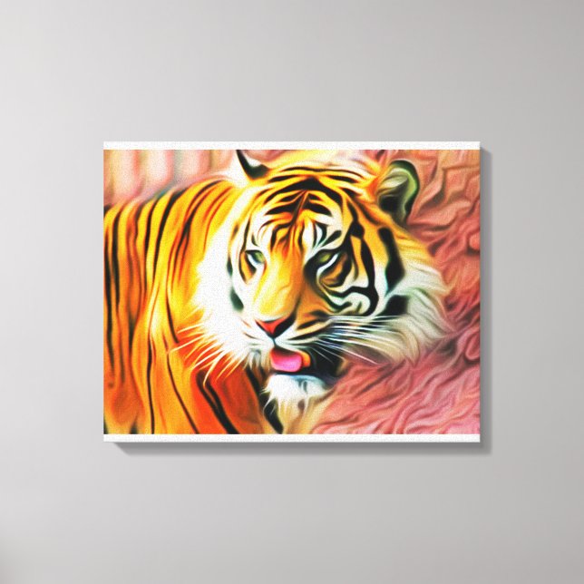 Tiger Canvas Print (Front)