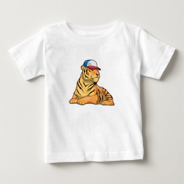 Tiger Cap Baby T-Shirt (Front)