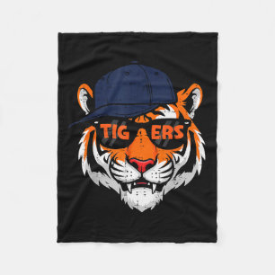 Tiger Cap Boys Youth Teen Kids Men Women Girls  Fleece Blanket