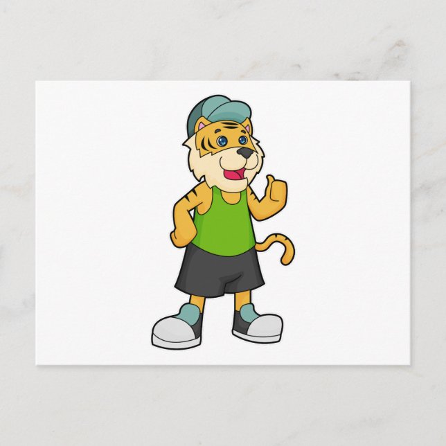 Tiger Cap Postcard (Front)