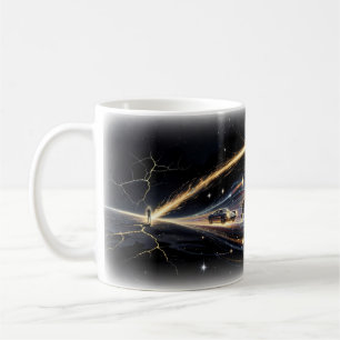 Tiger Car Cosmic Vortex Starfield Power Mug