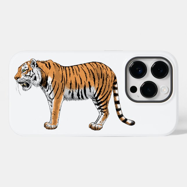 Tiger Case-Mate iPhone Case (Back (Horizontal))