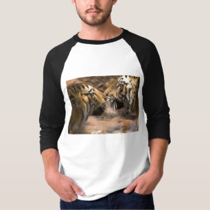 Tiger Cat Animal Stripes Pattern Scorpion Scorpio T-Shirt