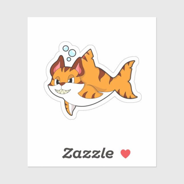Tiger cat as Shark in Water.PNG (Sheet)