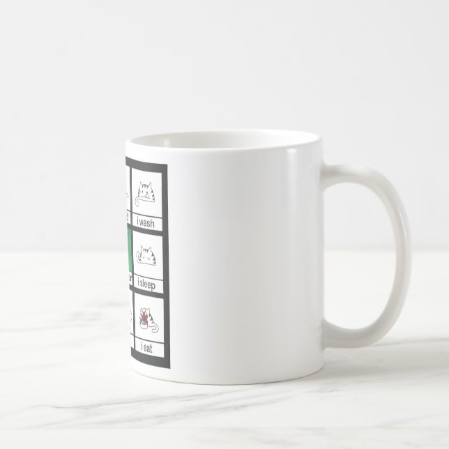 Tiger Cat Coffee Mug (Right)