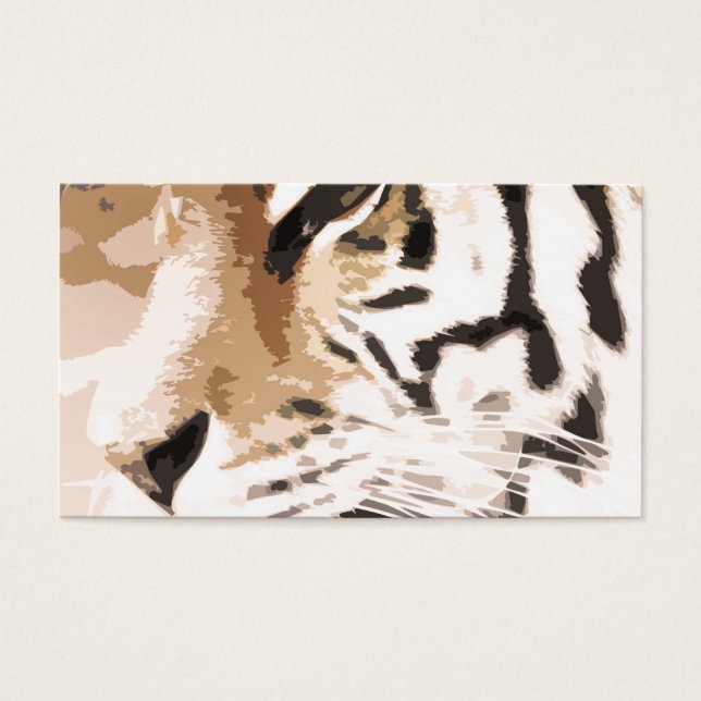 Tiger Cat print custom personalise Anniversaries (Front)