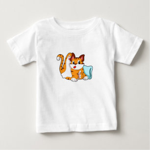 Tiger cat with Pillow Baby T-Shirt