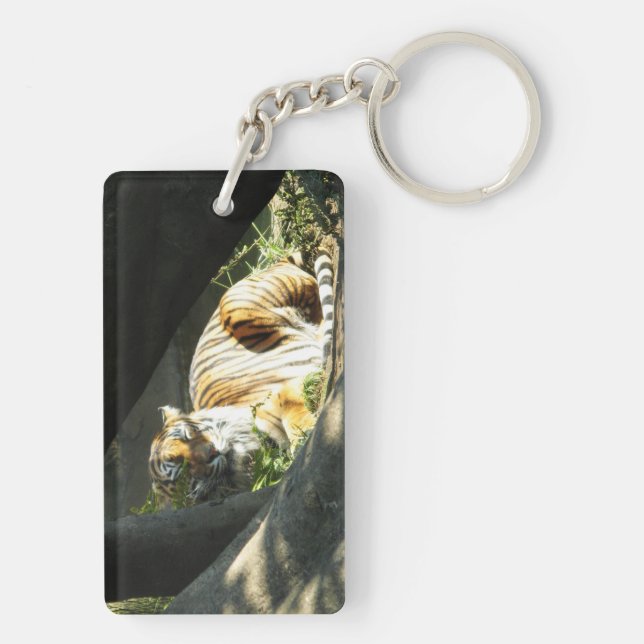 Tiger Catnap Key Ring (Back)