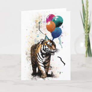 Tiger Celebration Greeting Card