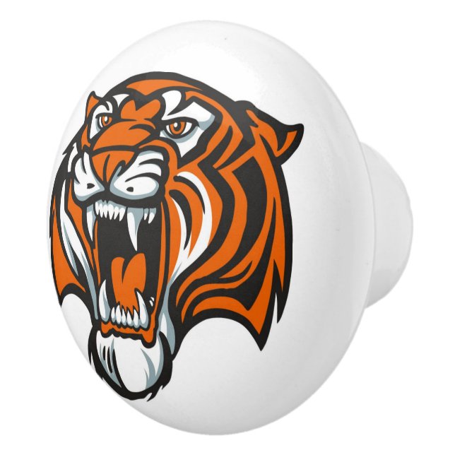 Tiger Ceramic Drawer Knob - SRF (Right)