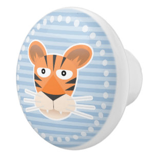 Tiger Ceramic Knob