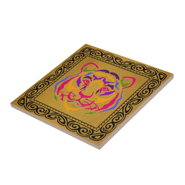 Tiger Ceramic Tile (Side)