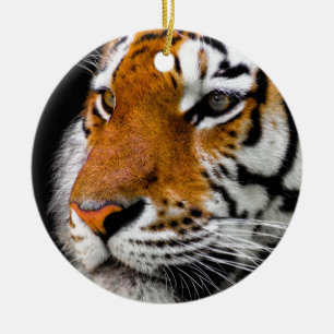 Tiger Ceramic Tree Decoration