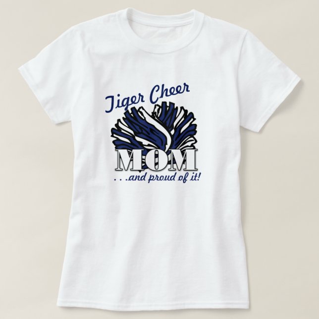 Tiger Cheer Mum T-Shirt (Design Front)