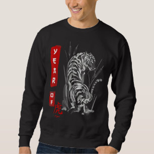 Tiger Chinese Zodiac Aesthetic Year Of Tiger Sweatshirt