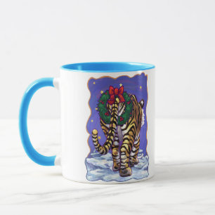 Tiger Christmas Mug
