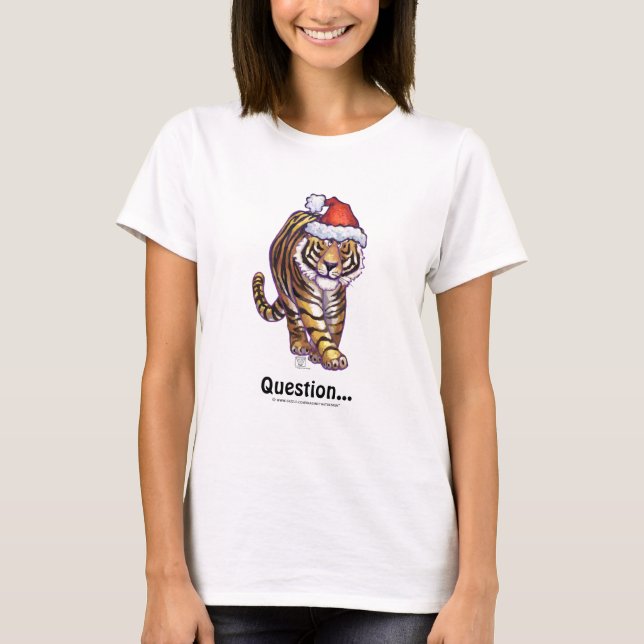 Tiger Christmas T-Shirt (Front)
