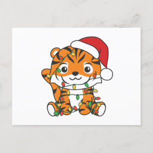 Tiger Christmas Winter Animals Holiday Tigers