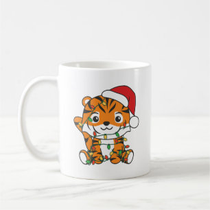 Tiger Christmas Winter Animals Holiday Tigers Coffee Mug