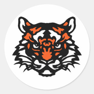 Tiger Classic Round Sticker