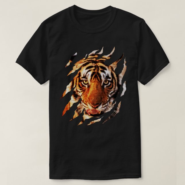 tiger claw marks T-Shirt (Design Front)