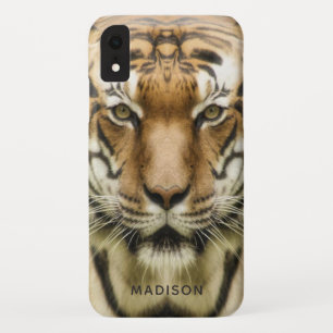 Tiger Close-Up custom name phone cases