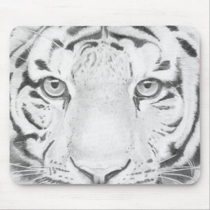 Tiger Closeup Artwork Mouse Mat
