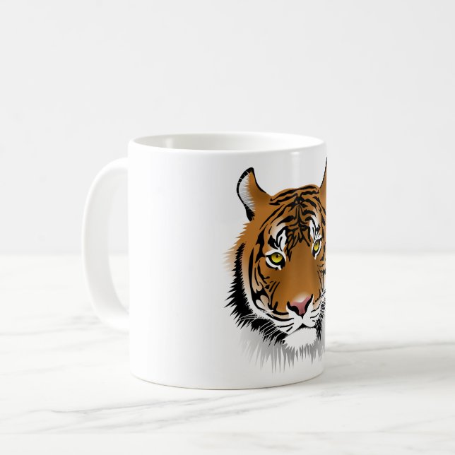 tiger coffee mug (Front Left)