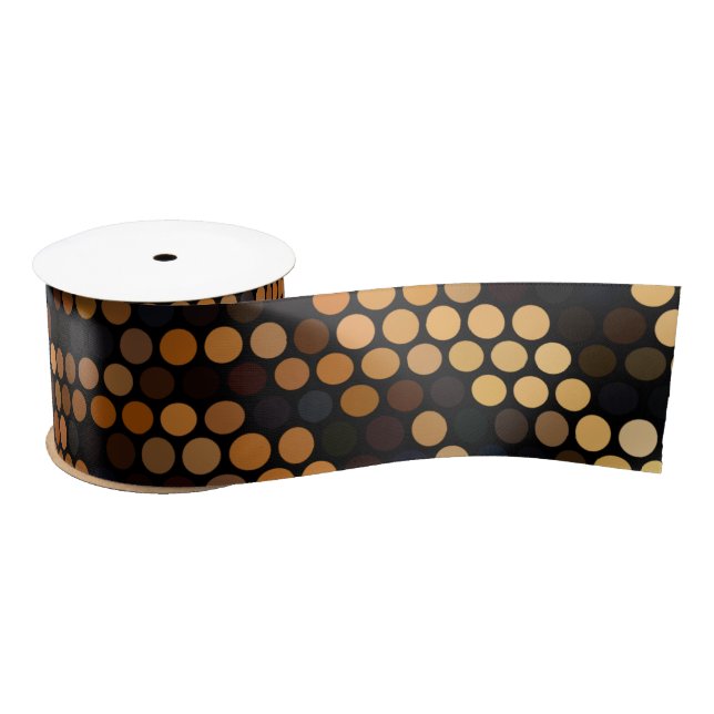 Tiger Color Pattern Cute Satin Ribbon (Spool)